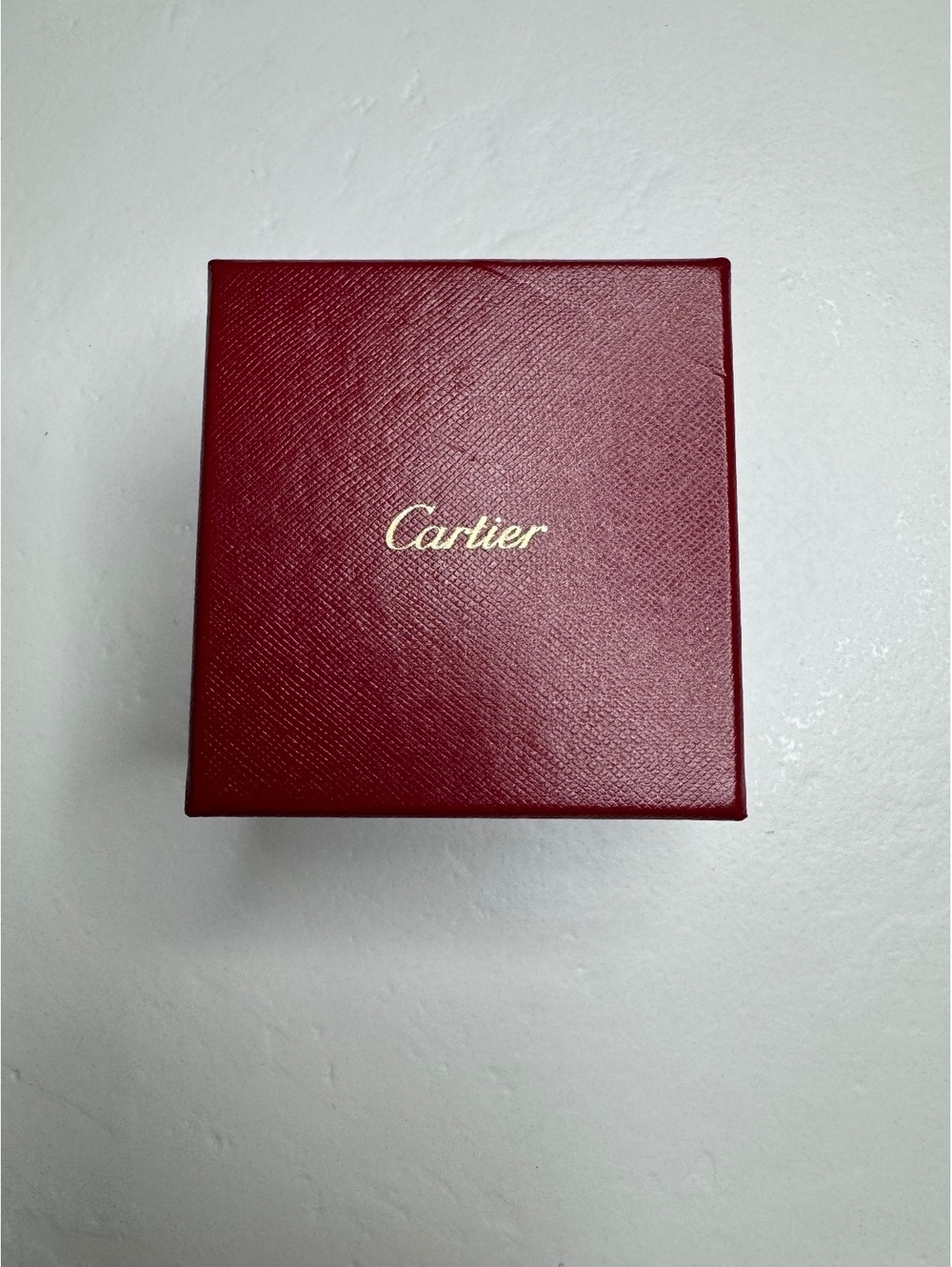 Cartier Red Jewelry Box with Outer Protective Case